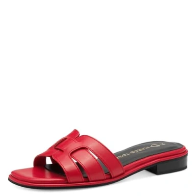 Image of Marco Tozzi Mules, Women&#039;s, Size: 7, Red shoes