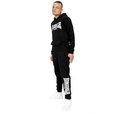 Image of Lonsdale Cloud Tracksuit, Men&#039;s, Size: 3XL, Black/white
