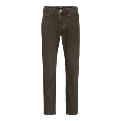 Image of Jack &amp; Jones Jjichris Jjcooper Straight leg jeans, Men&#039;s, Size: 29x30, Chocolate brown