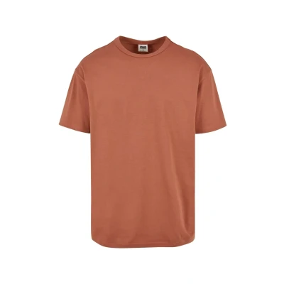 Image of Urban Classics Basic Tshirt, Men&#039;s, Size: Small, Terracotta