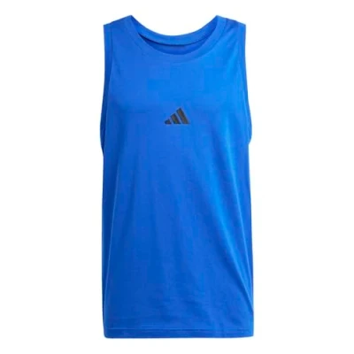 Image of adidas Sportswear TANK Top, Men&#039;s, Size: XS, Team royal blue/black
