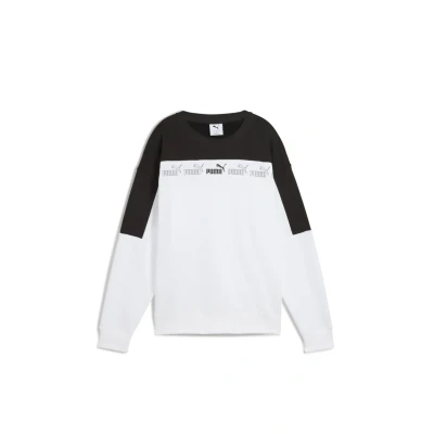 Image of Puma Around THE Block Crewneck Sweatshirt, Women&#039;s, Size: Large, Cool weather