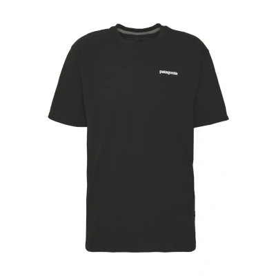 Image of Patagonia LOGO Responsibilitee Print Tshirt, Men&#039;s, Size: Large, Black