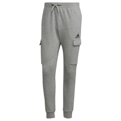 Image of adidas Men&#039;s Essentials Fleece Regular Tapered Cargo Joggers Pants