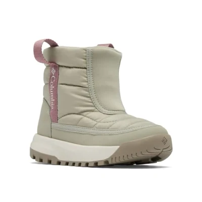 Image of Columbia Childrens MID Unisex Winter boots for kids, Size: 8.5K, Grey green/fig Textile/synthetics