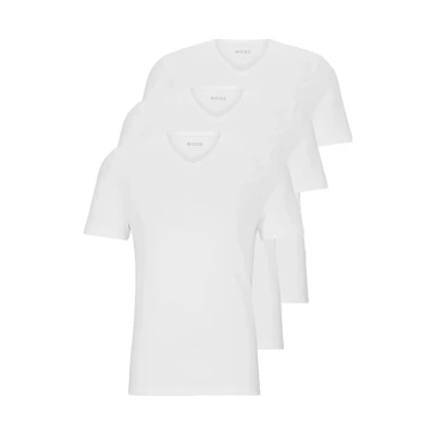 Image of HUGO BOSS Herren T Shirt Vn 3p Co Shirt, New White, M