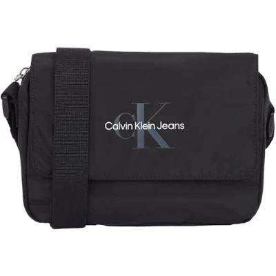 Image of Calvin Klein Jeans Sport Essentials FLAP Across body bag, Men&#039;s, Size: One Size, Black