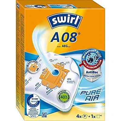 Image of Swirl Vacuum cleaner bag a08/a09 pack. 4pcs A08