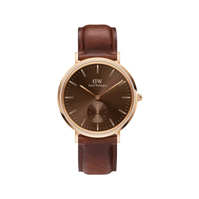 Image of Daniel Wellington Chronograph watch, Size: 40, Rose gold coloured