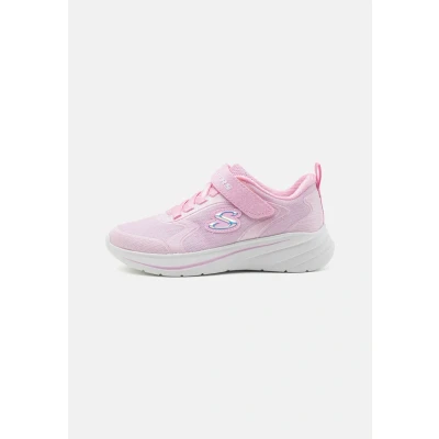 Image of Skechers WAVE 92 Trainers for kids, Size: 2, Light pink sparkle Textile/synthetics
