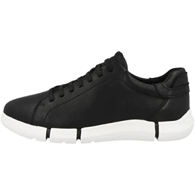 Image of Geox Trainers black, Men&#039;s, Size: 10, Black Leather