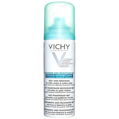 Image of VICHY Deodorant 48Hour Aerosol No Marks Anti Perspirant 125ml