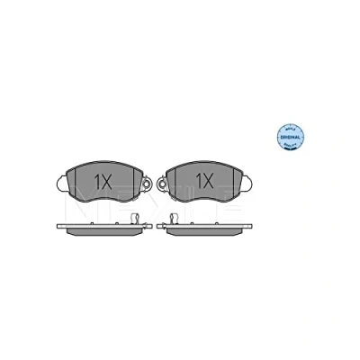Image of brake Pad Set, disc MEYLE 025 235 7718/W
