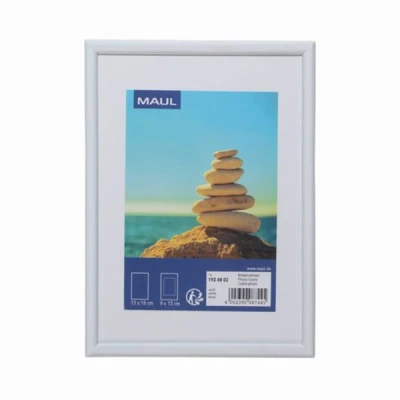 Image of &quot;MAUL 1966005 208 x 32 70 mm Tray Acrylic Aluminium One Compartment&quot;&quot;Maulacro&quot;&quot; Pen Clear&quot;