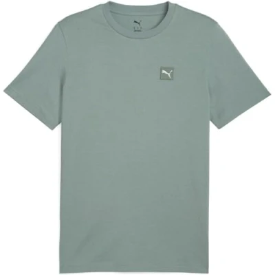 Image of Puma Elevated TEE Basic Tshirt, Men&#039;s, Size: XXL, Green moon