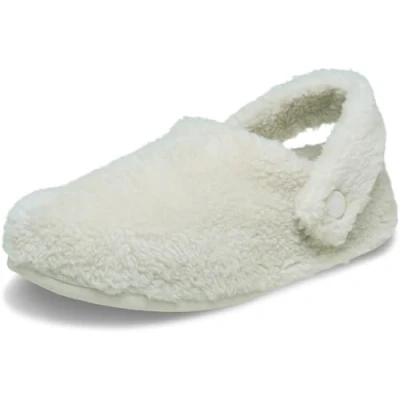 Image of Crocs Classic Cozzzy Unisex Clogs, Size: M4/W5, Stucco shoes