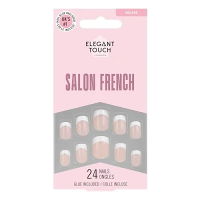 Image of Elegant Touch Natural French Nails 126 (S) (Pink)