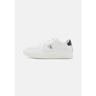 Image of Calvin Klein Jeans Classic Cupsole TECH Trainers, Men&#039;s, Size: 10.5, Bright white/black shoes
