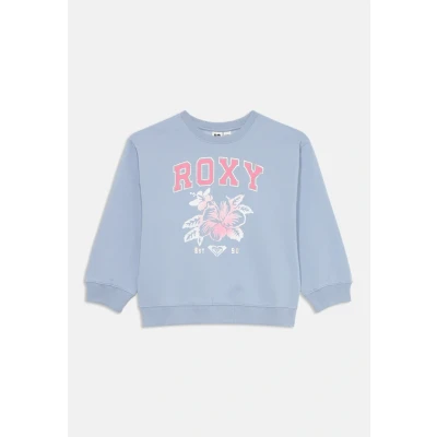 Image of Roxy Morning HIKE Sweatshirt, Women&#039;s, Size: 12y, Blue blizzard