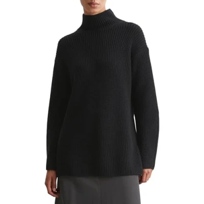 Image of Marc O&#039;Polo Longsleeve Stand UP Collar Jumper, Women&#039;s, Size: Small, Black