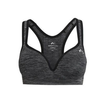 Image of ONLY Play Onpmartine Medium support sports bra, Women&#039;s, Size: Small, Black