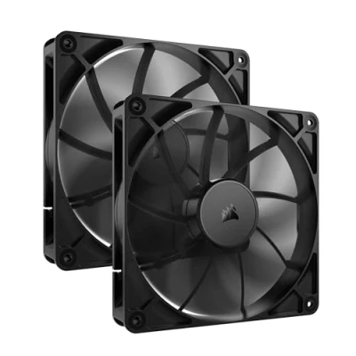 Image of CORSAIR RS140 PWM 140 mm Case Fan Dual Pack, Black