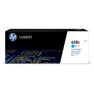 Image of HP 658X High capacity cyan original LaserJet toner cartridge (W2001X) for Color Enterprise M751dn, M751n
