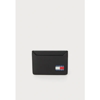 Image of Tommy Jeans Heritage Holder Wallet, Men&#039;s, Size: One Size, Black