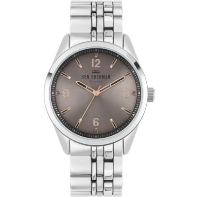 Image of Ben Sherman Mens Analogue Quartz Watch WB057ESM, Bracelet