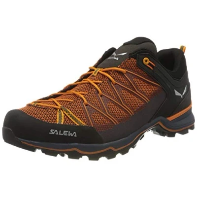 Image of Salewa MS Mountain Trainer LITE Hiking shoes, Men&#039;s, Size: 9.5, Ombre blue/carrot Synthetics/textile