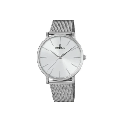 Image of Festina Boyfriend Collection Watch, Women&#039;s, Size: One Size, White