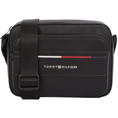 Image of Tommy Hilfiger Foundation Across body bag, Men&#039;s, Size: One Size, Black