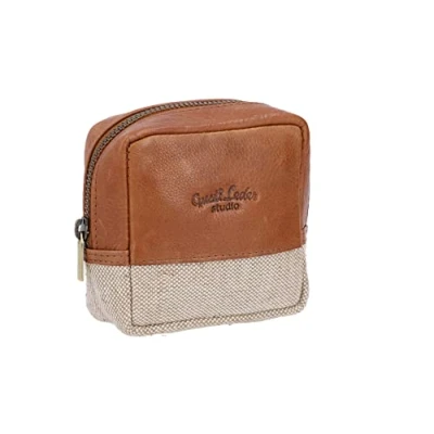 Image of Gusti Leder Clara Wash bag, Size: One Size, Hazelnut