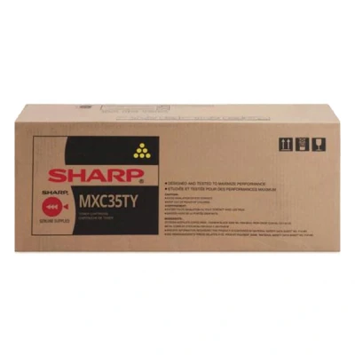 Image of SHARP Cart. MXC35TY Yellow for MX C 357 F/MX 407 P