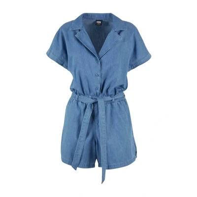 Image of Urban Classics Resort Jumpsuit, Women&#039;s, Size: Small, Skyblue washed