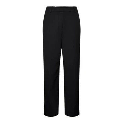 Image of YAS Likka WIDE Pants Trousers, Women&#039;s, Size: Large, Black