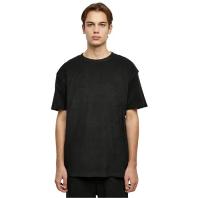 Image of Urban Classics Men&#039;s Oversized Towel Tee T Shirt, Black, S
