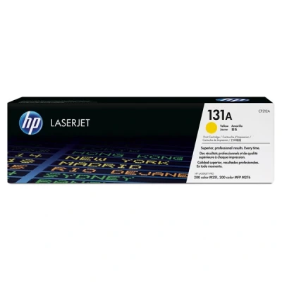 Image of HP CF212A 131A Original LaserJet Toner Cartridge, Yellow, Single Pack