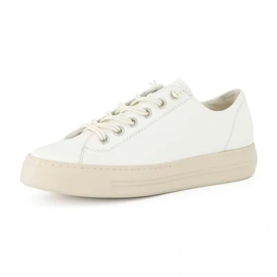 Image of Paul Green 4081 Trainers, Women&#039;s, Size: 4.5, Star nappa cream 567 Leather