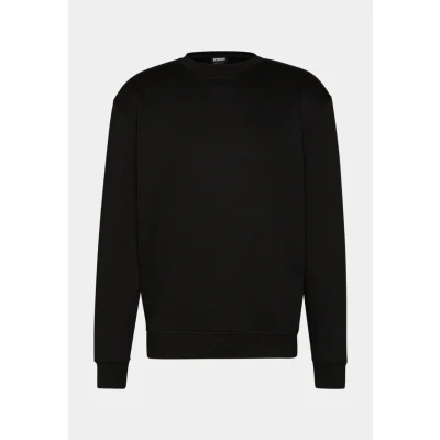 Image of Urban Classics Men&#039;s Crewneck Sweatshirt, Black, 3XL