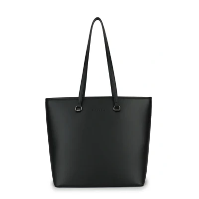 Image of Carlheim Women&#039;s Totebags ELLA PREMIUM Genuine Leather, Black, standard Size, Minimal, One Minimal