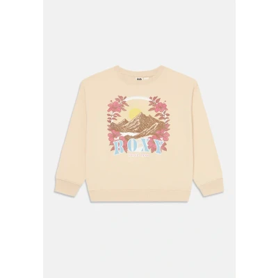 Image of Roxy Morning HIKE Sweatshirt, Women&#039;s, Size: 12y, Parchment