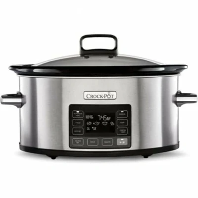 Image of Crockpot Slow Cooker Time Select 5.6 Liter CR066