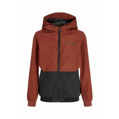 Image of Jack &amp; Jones Junior Jjerush Blocking NOOS JNR Light jacket for kids, Size: 8y, Burnt henna