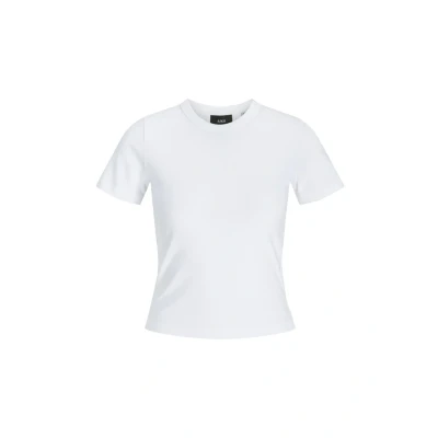Image of JJXX Jxgigi TEE Basic Tshirt, Women&#039;s, Size: XS, Bright white