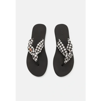 Image of Roxy Women&#039;s Paia V Sandal, Black White Checker, 5 UK