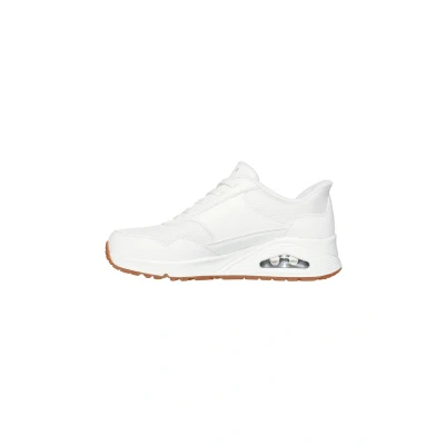 Image of Skechers Women&#039;s UNO BANKSIA Slip On, White, 7 UK