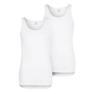 Image of Schiesser Men&#039;s Undershirt (Pack of 2), Weiss_005121, S