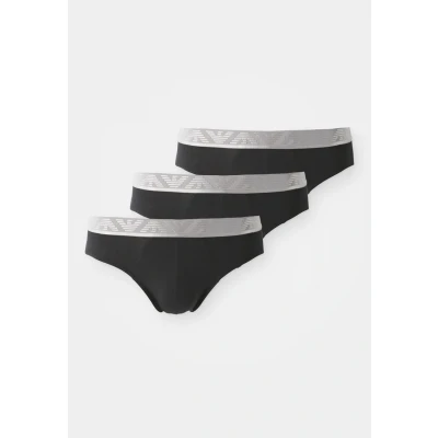 Image of Emporio Armani Brief 3 PACK Briefs, Men&#039;s, Size: XL, Black
