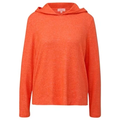 Image of s.Oliver Women&#039;s Long Sleeved Shirt with Hood, orange 25w9, 10